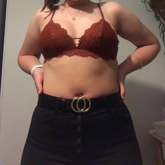 đź’«2/30đź’« Aerie Red Lace Bralette - Picture 1 of 5
